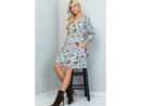 LA Soul Women's 3/4 Sleeve Sweater Dress