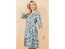 LA Soul Women's 3/4 Sleeve Sweater Dress