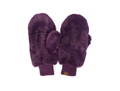 C.C Women's Convertible Faux Fur Mittens