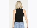 Nostalgia Women's Ribbed Scoop Neck Tank