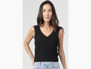 Nostalgia Women's Lace Trim Scoop Neck Tank