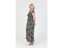 Nostalgia Women's Flutter Cap Sleeve Maxi Dress