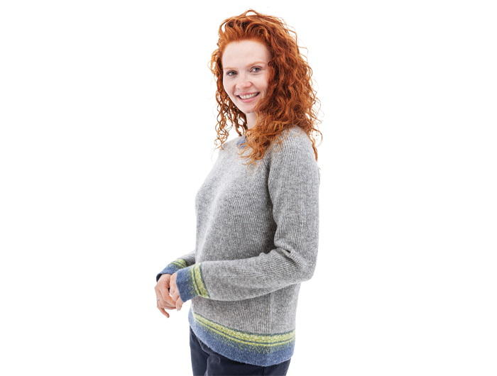 Old Ranch Women's Teigen Contrast Fair Isle Sweater