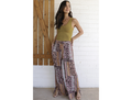 Nostalgia Women's Wide Leg Split Hem Pants