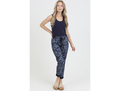 Nostalgia Women's Floral Elastic Waist Knit Jogger