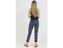 Nostalgia Women's Floral Elastic Waist Knit Jogger