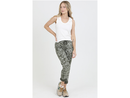 Nostalgia Women's Floral Elastic Waist Knit Jogger