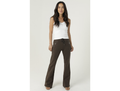 Nostalgia Women's Elastic Waist Boot Cut Knit Pants