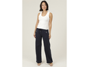 Nostalgia Women's Elastic Waist Wide Leg Knit Pants