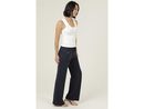 Nostalgia Women's Elastic Waist Wide Leg Knit Pants