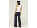 Nostalgia Women's Elastic Waist Wide Leg Knit Pants