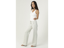 Nostalgia Women's Elastic Waist Wide Leg Knit Pants