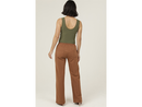 Nostalgia Women's Elastic Waist Wide Leg Knit Pants