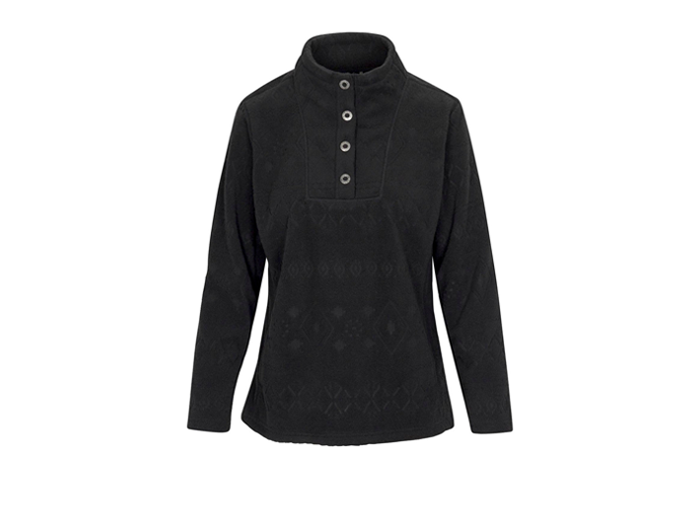 North River Women's Catawaba Embossed Mock Neck Fleece