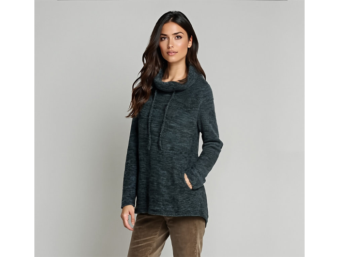 North River Women's Hawthorne Cowl Neck Pullover