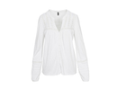 North River Women's Saratoga Lace Inset Long Sleeve Top