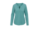 North River Women's Maury Notch Neck Mini Waffle Henley