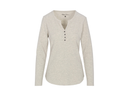 North River Women's Maury Notch Neck Mini Waffle Henley