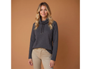 North River Women's Brookline Cowl Neck Pullover