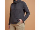 North River Women's Brookline Cowl Neck Pullover