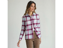 North River Women's Malibu Slub Cotton Flannel Shirt