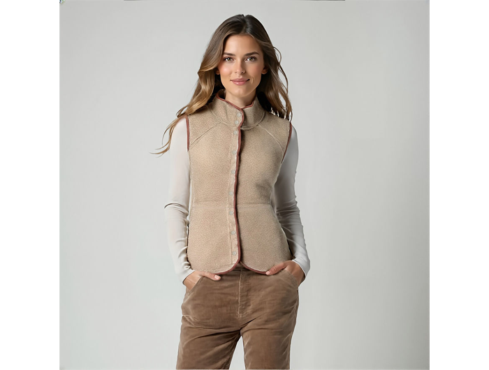 North River Women's Pine Peak Fleece Short Vest