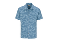 North River Men's Newport Slub Jersey Short Sleeve Button Down Shirt