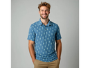 North River Men's Sunny Island Print Piqué Polo