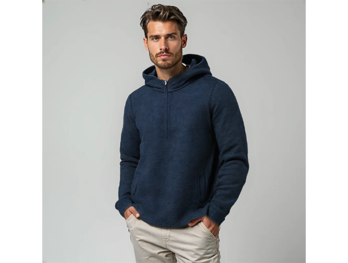 North River Men's Hood River 1/2 Zip Hoodie