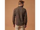 North River Men's Two-Tone Sweater Knit Button Down Shirt