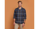 North River Men's Heritage Plaid Jacquard Button Down Shirt