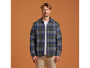 North River Men's Hunter Quilted Lined Plaid Shacket