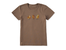 Life is Good Women's Crusher Tee - Three Doodle Leaves