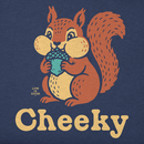 Life is Good Women's Crusher Tee - Cheeky Squirrel