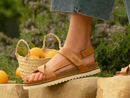 Taos Women's Sideways Leather Sandal