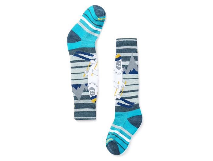 Smartwool Kids' Wintersport Full Cushion Yeti Pattern Over The Calf Socks