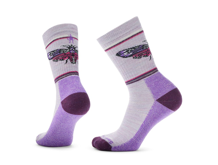 Smartwool Women's Everyday Mystic Moth Light Cushion Crew Socks