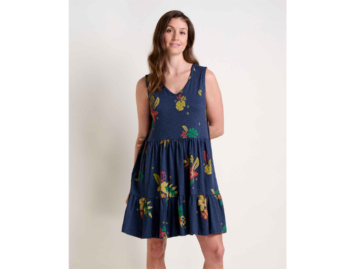 Toad & Co Women's Marley Tiered Sleeveless Dress