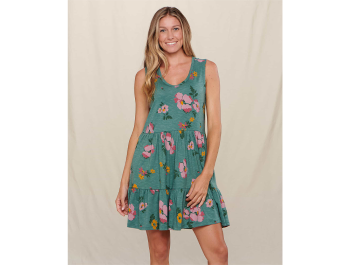 Toad & Co Women's Marley Tiered Sleeveless Dress