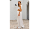 Blanco by Nature Women's Alice Pleat Front Palazzo Trousers