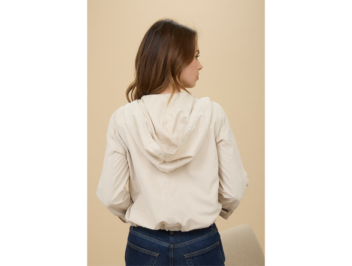 Blu Pepper Women's Snap Button Full Zip Hoodie