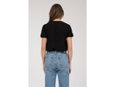 Blu Pepper Women's Lace Inset Split Neck Blouse