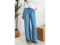 Blu Pepper Women's High Waisted Chambray Lounge Pant