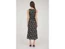 Blu Pepper Women's Button Down Tie Back Midi Dress