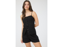 Blu Pepper Women's Button Down Spaghetti Strap Top