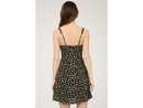 Blu Pepper Women's Button Top Floral Mini Dress