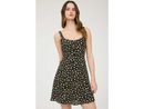 Blu Pepper Women's Button Top Floral Mini Dress
