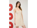 Blu Pepper Women's Button Top Floral Mini Dress