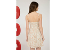 Blu Pepper Women's Button Top Floral Mini Dress