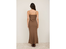 Blu Pepper Women's Spaghetti Strap Sheath Maxi Dress